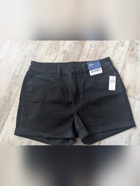 Old Navy Black Denim Shorts